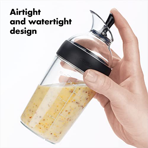 Oxo Good Grips Kleine Saladedressing Shaker - Zwart 200 ml