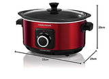 Morphy Richards 460014 Slowcooker Sear and Stew 3,5L Rood (EU-stekker)