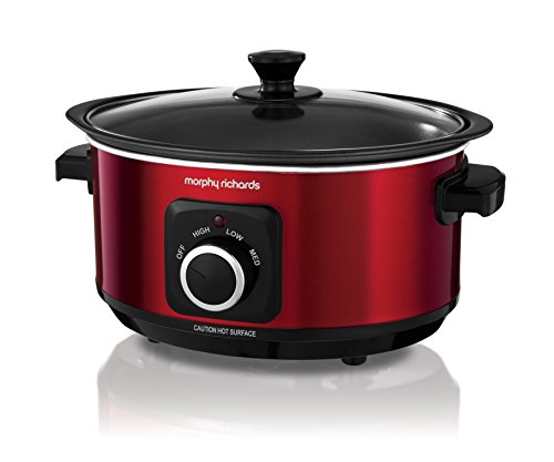 Morphy Richards 460014 Slowcooker Sear and Stew 3,5L Rood (EU-stekker)