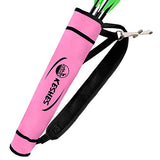 KESHES Boogschieten Back Arrow Quiver Holder - Verstelbare Quivers voor pijlen Roze