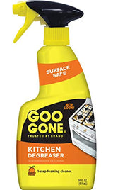 Goo Gone Kitchen Degreaser - 14 Ounce - Removes Kitchen Grease, Grime and Baked-on Food