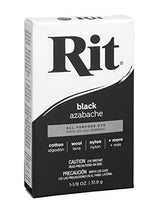 Rit Tint en poederkleurstof zwart 1-1/8 Oz. 31,9 Gr.