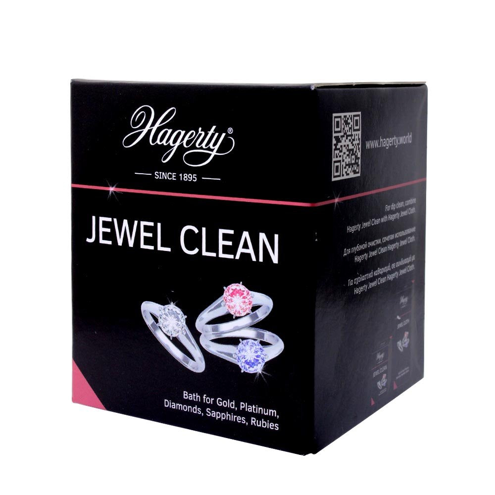 Hagerty Jewel Clean 170 Ml, Dip Bath To Clean And Maintain Jewelry And Precious Stones