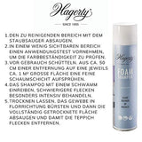 Hagerty schuim shampoo om tapijten, tapijten en wasbare bekleding schoon te maken en te behouden