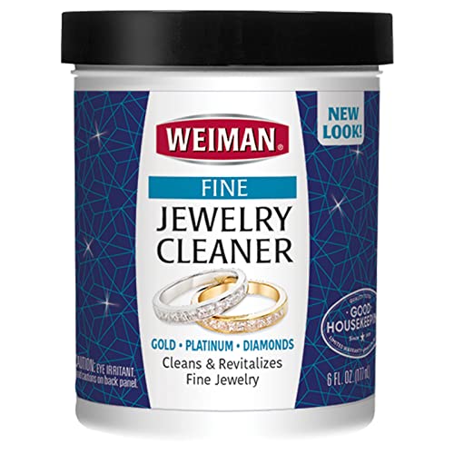 Weiman Jewelry Cleaner Liquid - Restaure Shine and Brilliance 7 Fl. Oz.