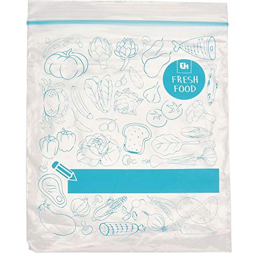 Zip Lock Fresh-keeping bags Resealable 1 liter box of 20 pcs of Foil and Bags