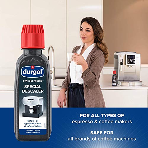 Durgol Swiss Espresso Special Decalcifier For All Coffee Machines, 2 X 125Ml