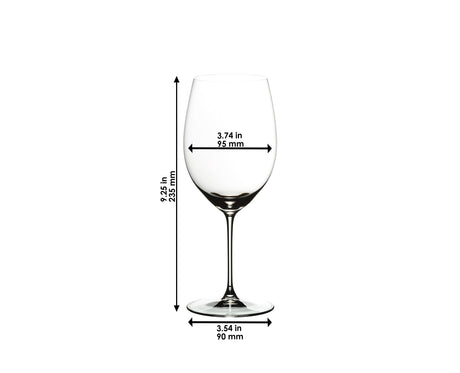 Riedel Veritas Cabernet/Merlot-Glas, 2er-Set, 22,05 Fl oz