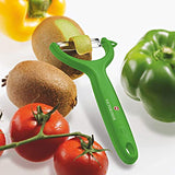 Victorinox Kitchen Peeler with Serrated Edge - Tomato and Kiwi Peeler - Green