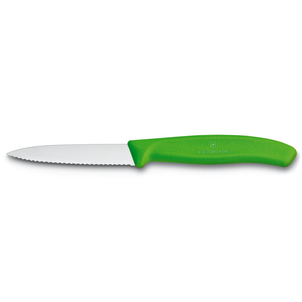 Couteau d'assurance-contre-victorinox avec lame ultra-sharp - couteau d'ajustement classique suisse - vert clair - lame 8 cm