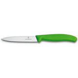 Victorinox Paring Knife In Fresh Colors - Swiss Classic Paring Knife - Light Green - Blade 10 Cm