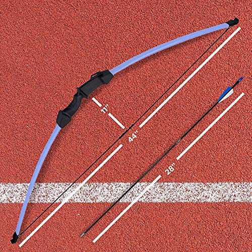 Keshes Archery Recurve Bow and Arrow Youthbow Set - Beginner Bows for Outdoor Hunting Blue