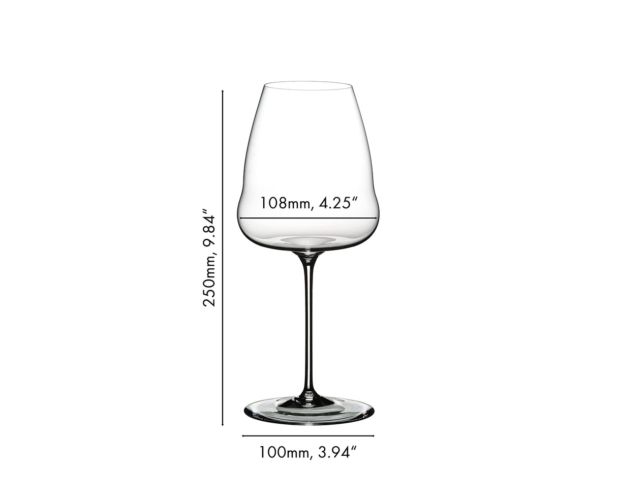 Riedel 1234/28 Winewings Champagner-Weinglas, einzelner Stiel, klar, 26,17 Flüssigunzen