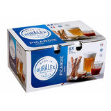 Duralex 6 gobelets en verre trempé Picardie 36cl - 8,8xh12,4cm