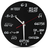 Decodyne Math Clock - Unique Wall Clock - Each Hour Marked By A Simple Math