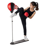 Tools Tech Punching Ball avec stand et gants - Hauteur réglable - Excellent exercice et activité amusante pour les enfants