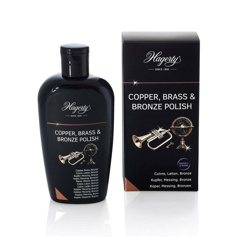 Hagerty Copper, Brass &amp; Bronze 250 ml Polierlotion zum Reinigen und Pflegen