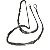 Keshes Dacron Bow String Remplacement de l'arc traditionnel et réapprovisié - Black 12 brins Taille 142,24 cm