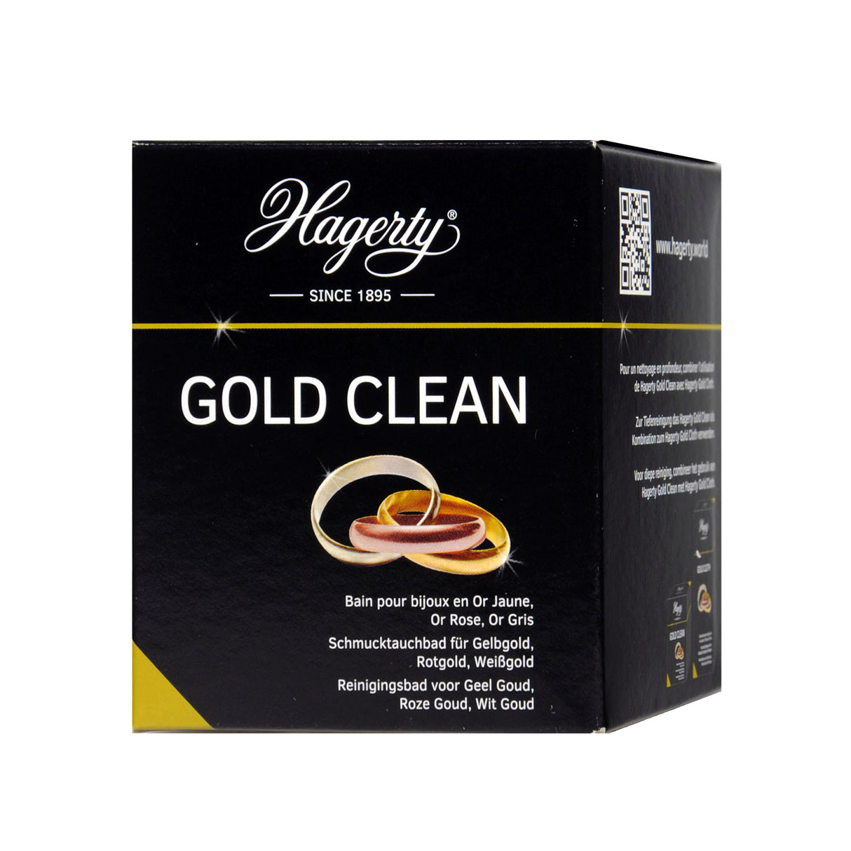 Hagerty Gold Clean, Tauchbad zum Reinigen und Pflegen von Goldschmuck, 170 ml