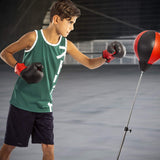 Tools Tech Punching Ball avec stand et gants - Hauteur réglable - Excellent exercice et activité amusante pour les enfants