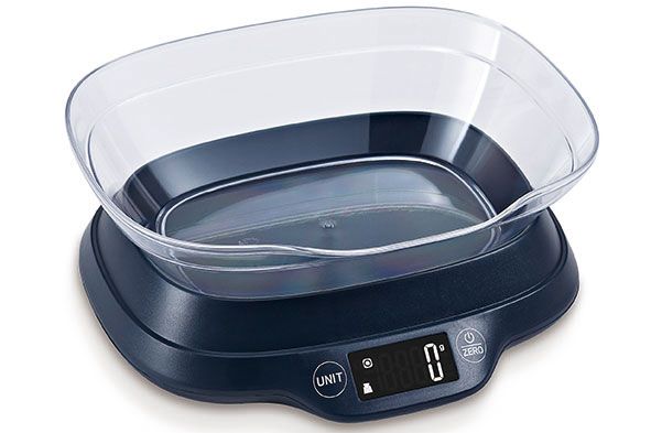 Electronic Kitchen Scale With Bowl 1.2L 5Kg Excl 2X Aaa Batt.